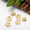 Multi-estilo de cobre puro feito à mão diy porta chapéu de flor simples oco libélula pingente flor peça acessórios