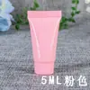 5 10 15 30 50ml Botella de Tubo Suave Limpiador Facial Muestra de Prueba de Champú Botella Exprimidora