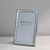 Estilo Minimalista Metal de Hierro Forjado Plata Cóncavo Marco de Fotos 5 Pulgadas 6 Pulgadas 7 Pulgadas 8 Pulgadas 10 Pulgadas Borde Estrecho Sobremesa Doble Uso Horizontal y Vertical