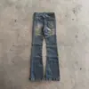 Jeans Rectos Vintage Retro de Calle Americana Mismo Estilo Ins Pantalones de Nicho de Moda Otoño e Invierno Nuevo Estilo Transfronterizo