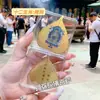 Pegatinas Doradas para Teléfono con Ocho Figuras Guardianas, Pegatinas Doradas Puras para Teléfono, Pequeños Regalos Zodiacales Impresos a Color, Artículos de Tendencia para Transmisiones en Vivo