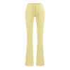 Nuevos Pantalones Acampanados de Cintura Baja con Cordón de Color Sólido Estilo Americano Picante para Chica, Ajustados, Casuales, Largos, Simples, Primavera y Otoño