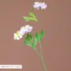Novo Modelo 3 Cabeças Água-viva Margarida Girassol Artificial Flor Gesang Decoração de Casa Planta Verde Engenharia Piso Flor Artificial