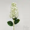 Flores Artificiais Brancas para Decoração de Casamento, Flores de Seda, Ornamentos de Flores Artificiais, Arte Floral Seca, Materiais de Rosa, Arranjo de Flores para Corredor, Arranjo de Parede e Chão