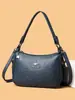 Nuevo Bolso de Madre de Cuero Suave en Relieve 2026 para Mujeres de Mediana Edad, Bolso de Hombro Cruzado de Moda Versátil de Gran Capacidad