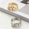 Anillos Huecos Coloridos Yanbai Transfronterizos Europeos y Americanos, Estilo Étnico Bohemio, Anillos de Moda Tendencia, Accesorios de Mano de Nicho