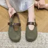 Zapatos de vestir de un carácter, atractivos, 2026, versátiles, suela súper suave, que aumentan la altura, de boca poco profunda, estilo ballet de otoño, con Mary Janes, para mujer, no