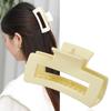 Pinza para el Cabello Cuadrada Grande de Amazon Pinza de Garra con Pintura de Goma Peineta Estilo Coreano Pinza de Tiburón para la Parte Posterior de la Cabeza Accesorios para el Cabello Venta al por Mayor