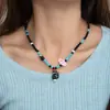 Nuevo Collar Colgante Exquisito Elegante de Gama Alta con Cadena para Clavícula de Gatito de Dibujos Animados Dulce Amor Le Encanta Comer Pescado Versátil para Mujer