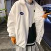 Abrigo de lana de cordero para hombre 2024 Primavera y Otoño Nuevo holgado moderno estilo perezoso ins simple bf nicho chaqueta acolchada de algodón