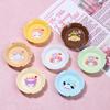 Color queso animal plato comida juego crema pegamento diy hecho a mano pinza para el pelo casero material de refrigerador accesorios de resina