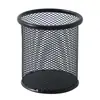 Porta-Canetas Grade Redonda Porta-Canetas Mesa de Estudante Porta-Canetas Criativo Moda Multifuncional Porta-Canetas Barril para Canetas Caixa de Armazenamento de Mesa