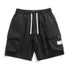 Shorts Masculino de Verão Finos Retos Largos Cinco Pontos Casuais Esportivos Calças de Marca Tendência Masculinas