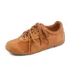 Zapatos deportivos casuales para mujer con cordones bicolor, zapatillas de entrenamiento retro alemanas de suela plana, a la moda y versátiles, nuevo modelo de verano 2026