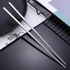 Cuchara pública grande de 25 cm palillos públicos engrosados vajilla de acero inoxidable 304 hotel cuchara para comida logo impreso