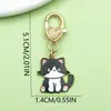 Pingente Criativo Fofo de Liga Gatinho Mini Chaveiro de Carro Pingente Decorativo Bolsa Joias Hot Selling Transfronteiriças