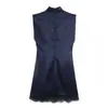 Para Comercio Exterior Transfronterizo Europeo y Americano Ropa de Mujer Aliexpress Venta Caliente Moda de Verano Encaje Patchwork Mini Vestido