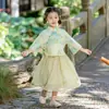 Novo Hanfu Estilo Chinês para Meninos, Traje Tang para Meninas, Fantasia de Performance para Coro de Alunos do Jardim de Infância, Festival do Meio do Outono, Primavera e Outono