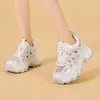 Zapatos Deportivos para Mujer 2026 Modelo Nuevo, Zapatos Transpirables de Verano para Correr, Zapatos de Papá Gruesos con Huecos y Pedrería para Mujer
