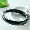 Pulsera de Jade Natural Hetian de Xinjiang para Mujer, Pulsera Cuadrada Verde Torre Verde Tinta, Pulsera Ancha y Engrosada de Jade Zafiro, Pulsera de Jade