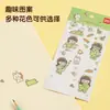 Série de Adesivos de Desenho Deli: Adesivos de Parede Decorativos para Crianças do Ensino Fundamental, Adesivos com Padrões DIY, Adesivos Divertidos de Recompensa