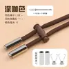 Corda Colorida para Cintura Sem Cadarço com Fivela de Mola Ajustável para Calças Esportivas, uma Ferramenta Conveniente para Apertar a Cintura