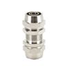 Conector pneumático de encaixe rápido de cobre reto KLU/PU-46810121416mm com trava para tubo-mãe série de placas de topo