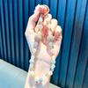 Cadena para teléfono móvil con cuentas de cristal y bola de diamante, llavero, sacudir voz, colgante para bolso en vivo, llavero, pequeños regalos para estudiantes al por mayor