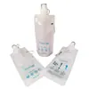 Bolsa de Agua Plegable Personalizada por el Fabricante de 450 ml para Viajes al Aire Libre y Viajes Bolsa de Agua Portátil con Hebilla de Mano Bolsa de Agua