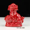 Perro de Cerámica Tang Sancai Adornos de Perro Perro del Zodiaco Decoraciones para el Hogar Decoración de Vestíbulo Perro Lobo Regalo de Inauguración