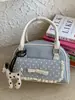 Bolso de Lunares con Lazo para Mujer, Alto Valor Estético, Nuevo Modelo Primavera 2026, Bolso Cruzado, Bolso de Mano Tipo Bowling, Bolso de Concha
