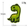 Comercio Exterior Transfronterizo Dinosaurio Bordado Pegatinas de Tela Animal de Dibujos Animados Pegatinas Bordadas para Computadora Insignia Parches Decorativos para Ropa de Bebé