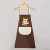 Avental para Cozinha Doméstica Impermeável e à Prova de Óleo Verão Feminino Roupa de Trabalho Fina Avental de Trabalho Bonito e Estiloso Pode Ser Personalizado para Homens
