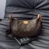 Bolso de Lujo para Dama 2026 Estilo Nuevo Bolso Tipo Dumpling Estampado Gran Capacidad Versátil Retro Bolso de Axila Bolso de Hombro Cruzado