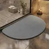 Nueva Alfombrilla de Suelo de Barro Diatomeas Dura de Secado Rápido para Baño, Alfombrilla Antideslizante Absorbente de Agua para Inodoro del Hogar, Alfombrilla de Baño a Prueba de Humedad