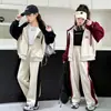 Conjunto de Primavera 2026 para Meninas, Novo Conjunto Estiloso Infantil para Crianças Maiores, Primavera e Outono, Conjunto de Duas Peças Muito Atraente para Adolescentes e Alunos do Ensino Fundamental