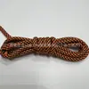 Corda Paracord Poliéster Redonda Sarja Colorida Preta 5mm Cordão para Bolsa DIY Corda de Moletom Calça Corda de Mala