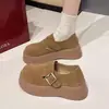 Sandalias Birkenstock de plataforma de moda para mujer, nueva colección de otoño 2026, popular estilo retro, zapatos casuales slip-on versátiles