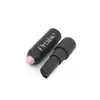 Forma de lápiz tubo de lápiz labial para niños cubierta giratoria negra lápiz labial tubo redondo Fábrica de Plástico material de empaque al por mayor