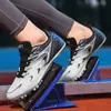 Nuevas Zapatillas de Pista y Campo para Reuniones Atléticas, Carreras de Distancia Corta, Estudiantes de Secundaria Entrando a la Preparatoria Hombres y Mujeres Entrenamiento Profesional de Pista y Campo Zapatos de Ocho Clavos