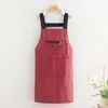Delantal Impermeable Compuesto, Ropa de Trabajo para Catering Estilo Japonés, Estampado con Texto, Delantal de Cocina para el Hogar para Adultos, Transpirable, para Mujeres