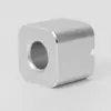 Porta Plumas Metálico Porta Plumas Inserto Pequeño para Plumas Cuadrado Barril Negro para Pluma Base para Cepillos de Dientes de Pareja Porta Cuchillas Papelería para Estudiantes