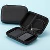 Bolsa de EVA para disco duro de 2,5 pulgadas, bolsa para auriculares, cargador, cable de datos, caja de almacenamiento, fuente de alimentación móvil, bolsa de cosméticos