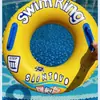 Flotador de natación súper grueso traje de equipo de natación para hombres y mujeres inflable con asa flotador de axila para adultos y niños duradero