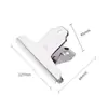 Clip Deli 9533 Yamagata 76mm Clip de Acero Inoxidable Clip para Boletos Deli Clip para Boletos Financieros Clip de Acero Papelería Clip para Oficina
