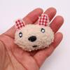 Acessórios de Pelúcia de Algodão com Cabeça de Animal de Desenho Animado Patozinho Fofo Gato Boneca Broche DIY Boneca Acessórios de Decoração