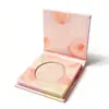 Caixa de Maquiagem para Sombras Magnética com Tampa Flip em Formato de Livro Material de Embalagem Caixa Vazia para Cílios Máscara Caixa de Papel para Blush em Pó Cosméticos Maquiagem
