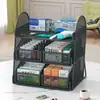 Botiquín doméstico, caja de almacenamiento tipo cajón, organizador de mesita de noche o escritorio para medicamentos de uso frecuente, caja de almacenamiento compartimentada, un imprescindible para organizar medicamentos