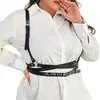Roupas de Contenção Vestíveis Femininas Mais Vendidas na Fronteira Couro PU Produtos para Adultos Cinto Arnês Envolvente Erótico de Camada Dupla Brinquedo