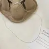 Colar Gargantilha Minimalista Exquisito com Pingente de Coração de Pêssego Corrente para Clavícula Design de Nicho Coreano Simples Estilo Francês Fada